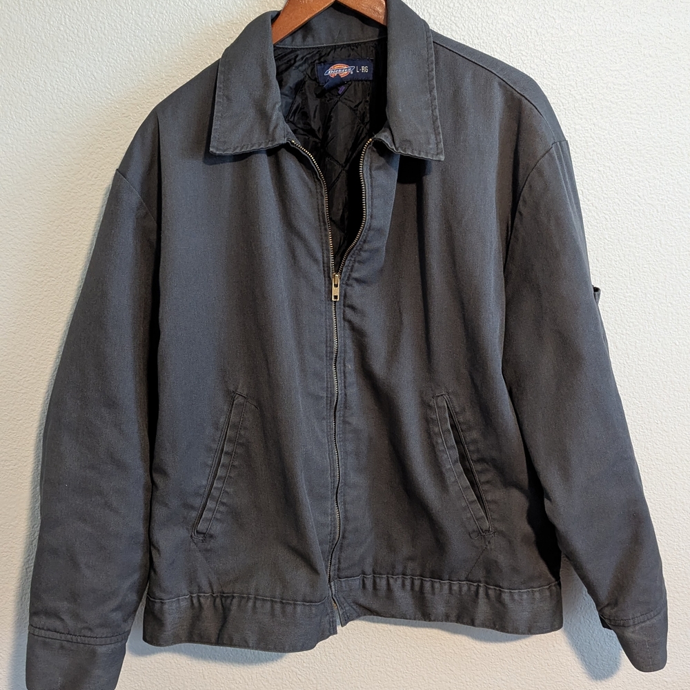 Dickies Vintage Y2K 90s Men's Insulated Lined Jacket Service Style Gray Size L